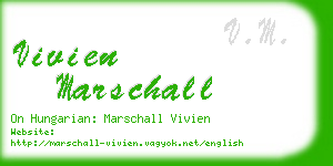 vivien marschall business card